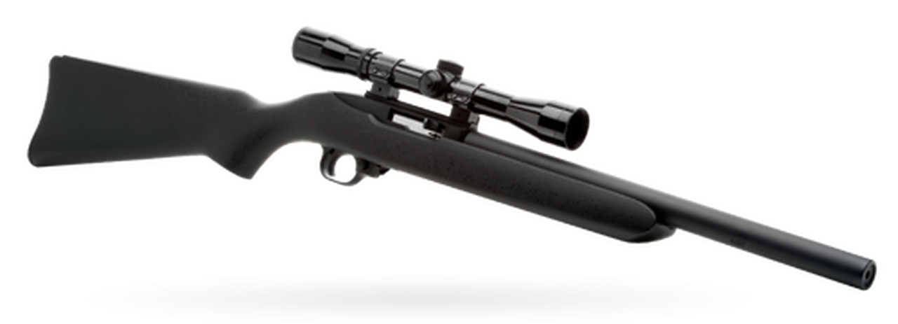 AWC Ruger 10/22 Blued with Ultra 13 Removable Core Suppressor with Hogue Stock