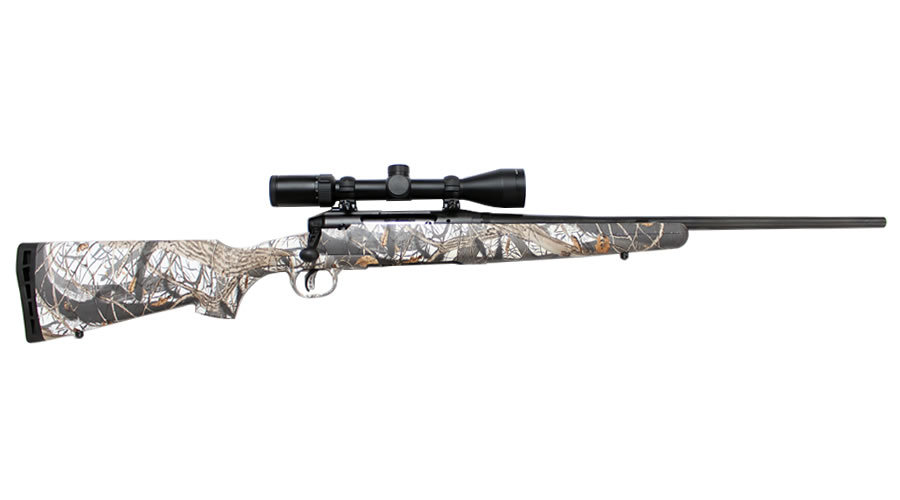 Axis II XP 223 Rem Snow Camo Bolt Action Rifle with 3-9×40 Scope