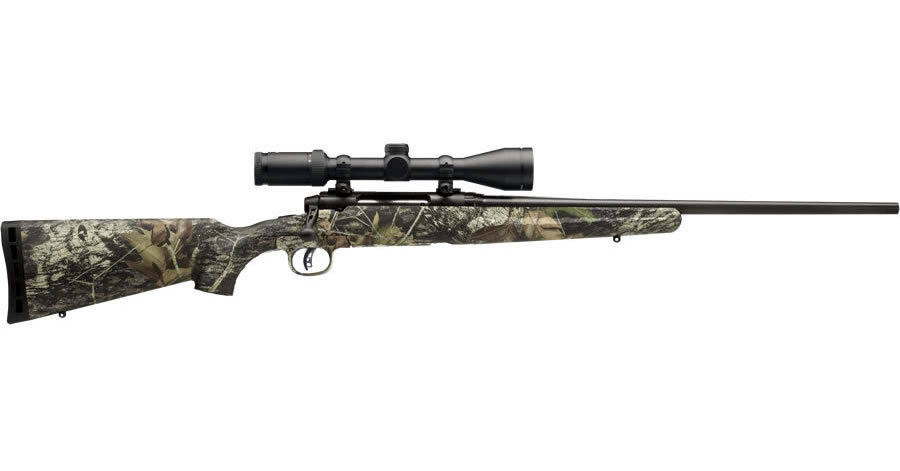 Axis II XP 243 Win Bolt Action Rifle with Camo Stock and 3-9×40 Scope
