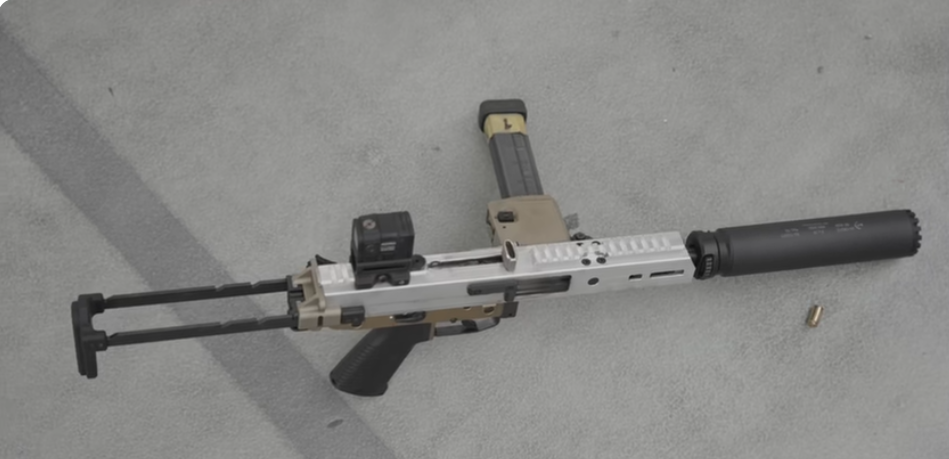 B&T KH9S Subgun – 9mm Semi-Auto Pistol with Folding Stock