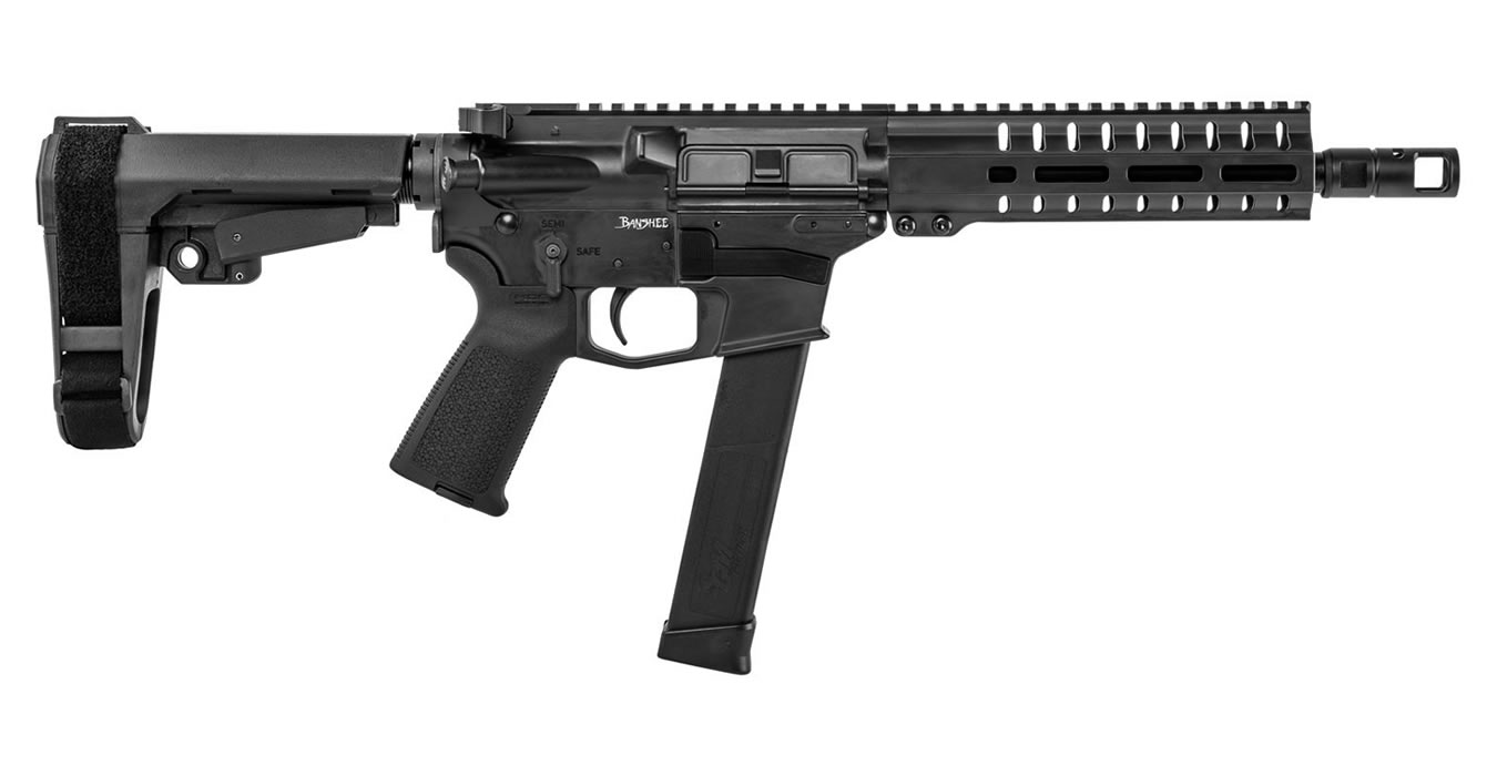 Banshee 300 Mk10 10mm AR Pistol with Graphite Black Finish and CMMG RipBrace