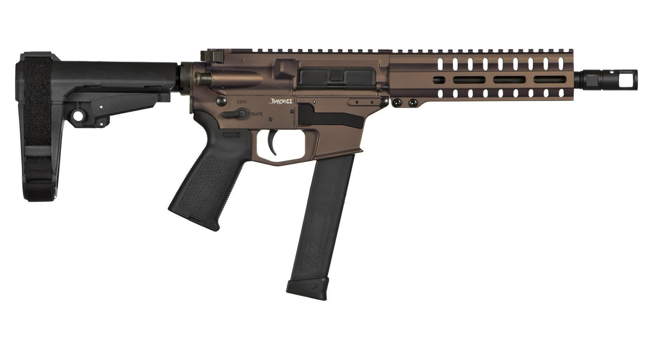 Banshee 300 Mk10 10mm Midnight Bronze AR Pistol with CMMG RipBrace