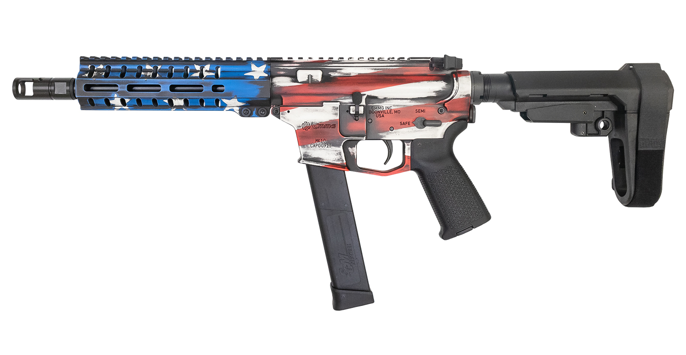 Banshee 300 Mk10 10mm Pistol with Battle Worn US Flag Cerakote Finish