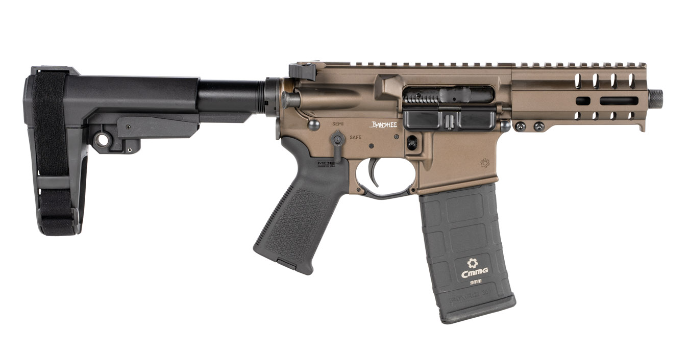 Banshee 300 MK4 9mm AR Pistol with Midnight Bronze Cerakote Finish