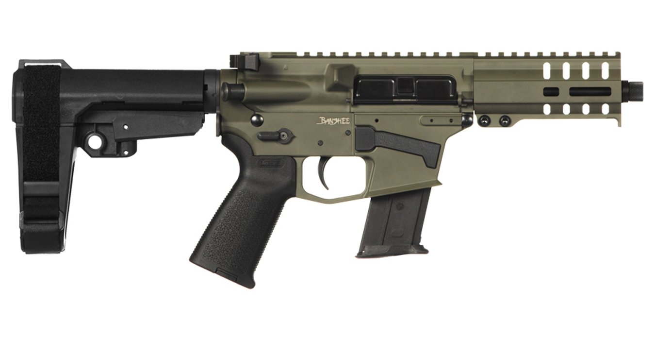 Banshee 300 Mk57 5.7x28mm Semi-Automatic Pistol with OD Green Cerakote Finish