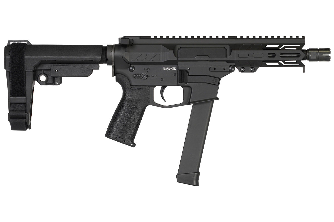 Banshee MKGS 9mm AR-15 Pistol with Armor Black Cerakote Finish