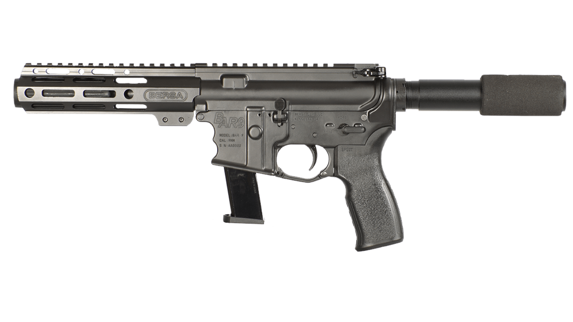 BAR9 4″ Handguns Semi Auto