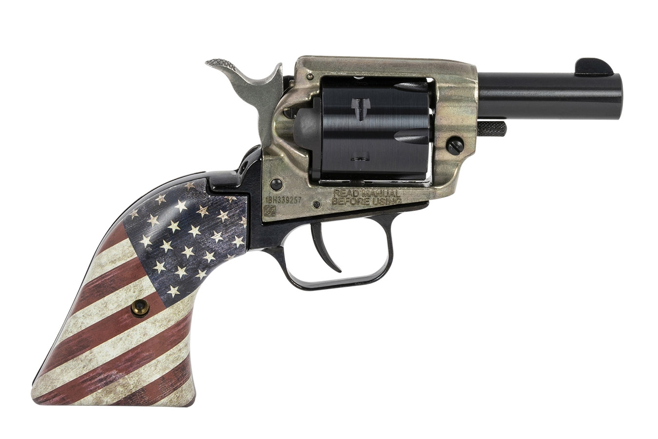 Barkeep 22 LR Revolver with Flag Grip