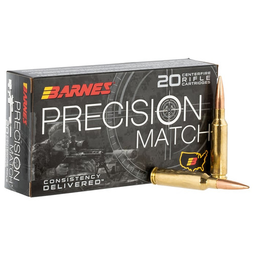 Barnes Precision 6mm Creedmoor, 112gr, Open Tip Match, 20rd Box