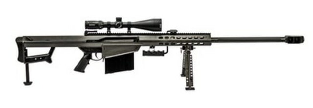 Barrett 82A1 50BMG, 29″ Barrel, Black, Synthetic Stock, 10Rd, 1 Magazine, Bi-pod, Vortex Viper PST 5-25×50 FFP With EBR-7C Reticle, Barrett Zero Gap Rings