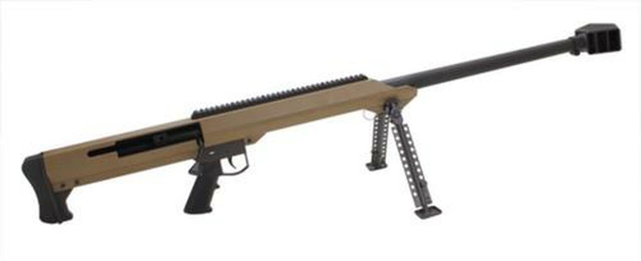 Barrett, 99A1, Bolt Action, 50BMG, 32″ Heavy Barrel, Flat Dark Earth, Bi-Podynthetic