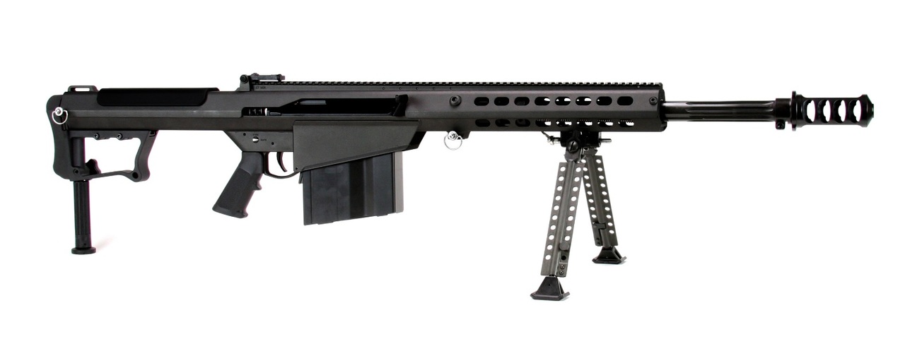 Barrett M107A1 50 BMG, 20″ Barrel, Black Cerakote Finish, Synthetic Stock, Front/Rear Flip Sights, 10Rd, 1 Magazine, Bipod, Pelican Hard Case