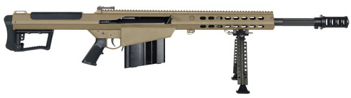 Barrett M107A1 50 BMG, 20″ Barrel, Flat Dark Earth Cerakote, Includes Bipod/Pelican Case, 10rd