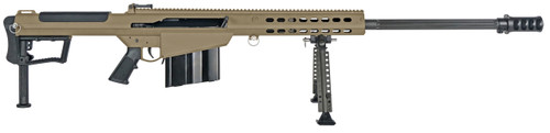 Barrett M107A1, 50 BMG, 29″ Barrel, Flat Dark Earth Cerakote, Includes Bipod/Pelican Case, 10rd