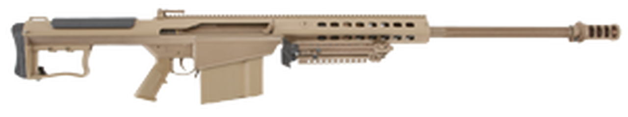 Barrett M107A1 .50 BMG 29″ Chrome Lined Barrel, Supressor-Ready Muzzle Brake, Flat Dark Earth