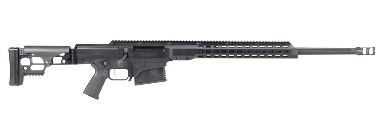 Barrett MRAD 338 Lapua Mag 26″ Fluted 10+1 Black Cerakote Black Folding Right Side Stock Black Polymer Grip
