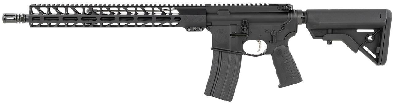 Battle Arms Development, Inc., Workhorse Patrol Carbine, Semi-automatic, 223 Wylde/556NATO, 16″ Barrel, Black, Polymer Grip,(1) 30rd Mag, B5 Bravo Stock