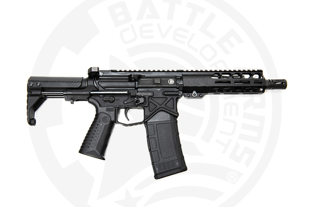 Battle Arms Development Silent Professional SBR .300 Blackout, 7.5″ Barrel, VERT Stock, Black, 30rd