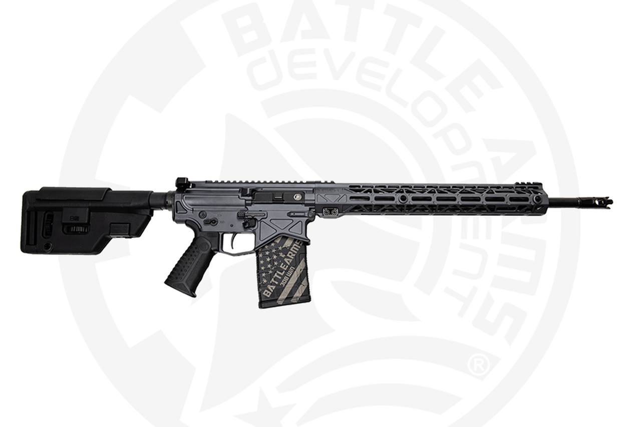 Battle Arms Development XYSTON DMR .308 Win, 18″ Barrel, Battlearms Grey, 20rd
