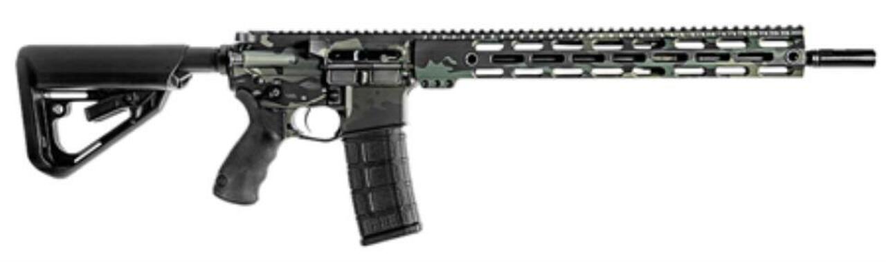 BCI Defense SQS15 Pro Series, .300 AAC Blackout, 16″,, , Multicam Black, 30 rd