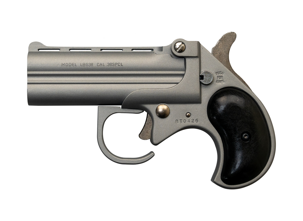 Bearman Long Bore Derringer .38 Special, 3.5″ Barrel, Fixed Sights, Satin, 2rd