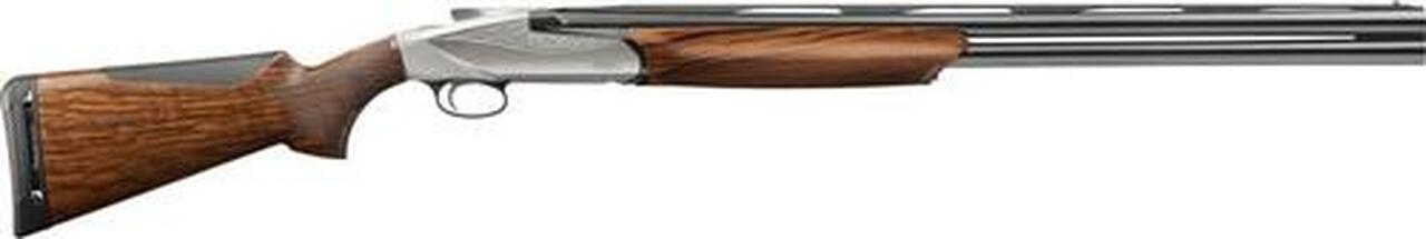 Benelli 828U 12 Ga, 26″ Barrel, AA-Grade Satin Walnut, Nickel Engraved, Progressive Comfort