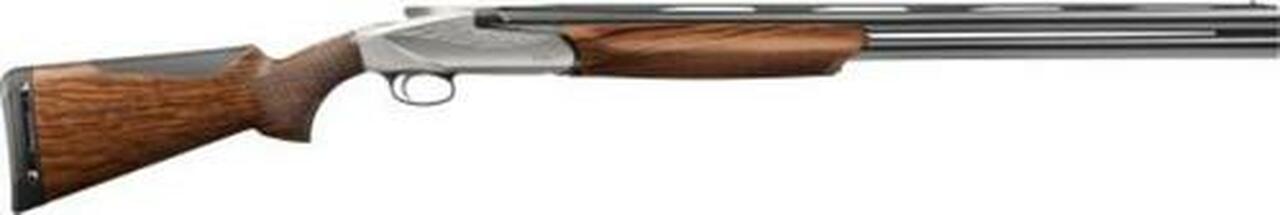 Benelli 828U 12 Ga, 28″, AA-Grade Satin Walnut Nickel Engraved Left Handed