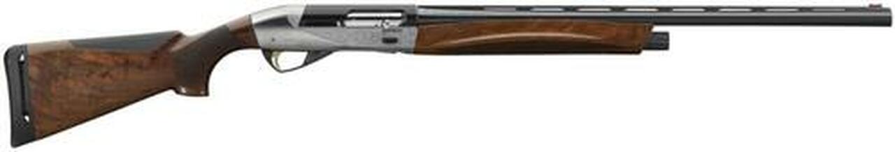 Benelli Ethos Field 12 Ga, 26″ Barrel, AA-Grade Satin Walnut Silver Engraved Progressive Comfort 12 Ga 26 Barrel, rd, 4 rd