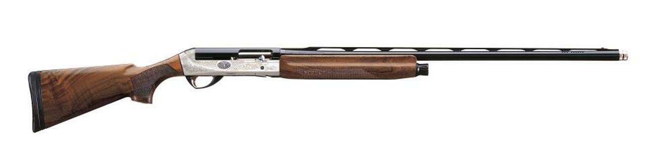 Benelli Legacy Sport 12 GA 28″ AA-Grade Satin Walnut Ported, Etched Game Scene