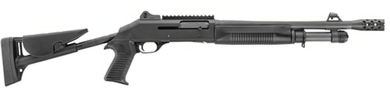 Benelli M4 Entry/CQB 14″ Breaching Barrel 3 Position Stock, Ghost Ring Sight