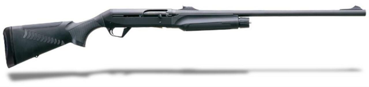 Benelli Super Black Eagle II 12 Ga, 24″ Barrel, Black Synthetic Comfortech, Adj. Rifle Sight, 3rd