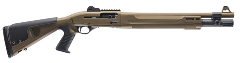 Beretta 1301 Tactical Mod 2 12 Ga, 3″ Chamber 18.5″ Barrel, Flat Dark Earth, Pistol Grip, 7rd