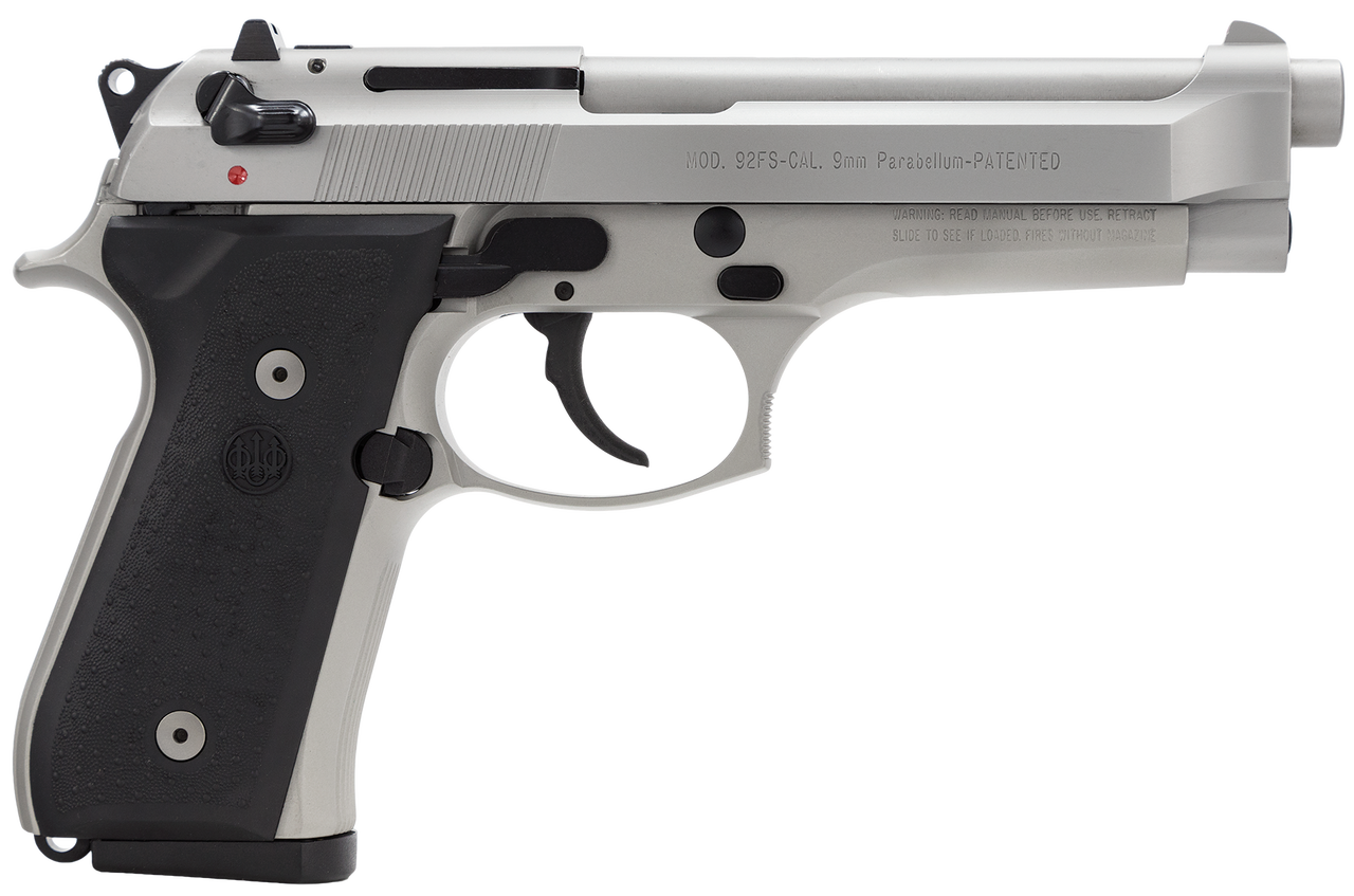 Beretta 92FS 9mm Inox Finish 10rd Mags