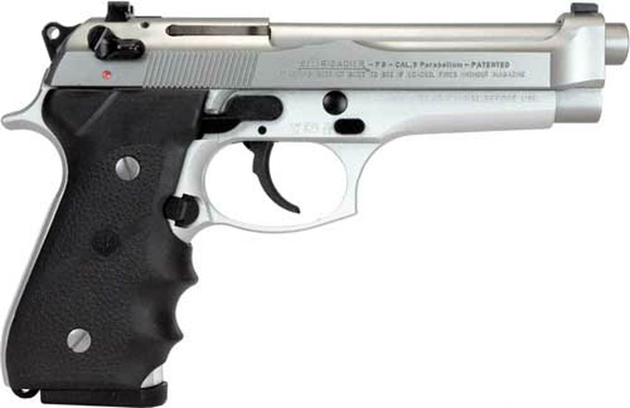 Beretta 92FS Brigadier, 9mm, 4.9″, 15rd, Inox Finish