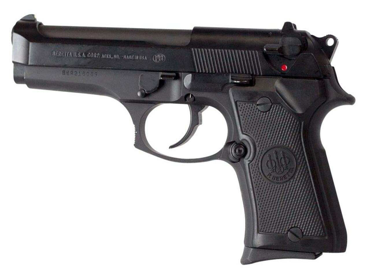 Beretta 92FS Compact 9mm 4.3″ Barrel 3 Dot Sights 10rd Mag