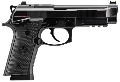 Beretta 92GTS 9mm, 4.7″ Barrel, Optic Ready, Black Cerakote, Ambi, 18rd