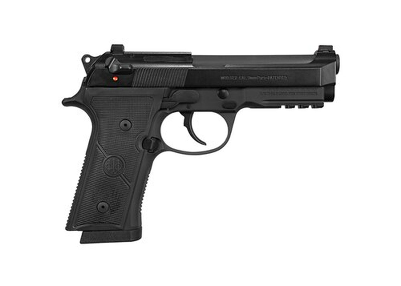 Beretta 92X Centurion 9mm, 4.25″ Barrel, SA/DA, Decock-Only, Black, 17rd