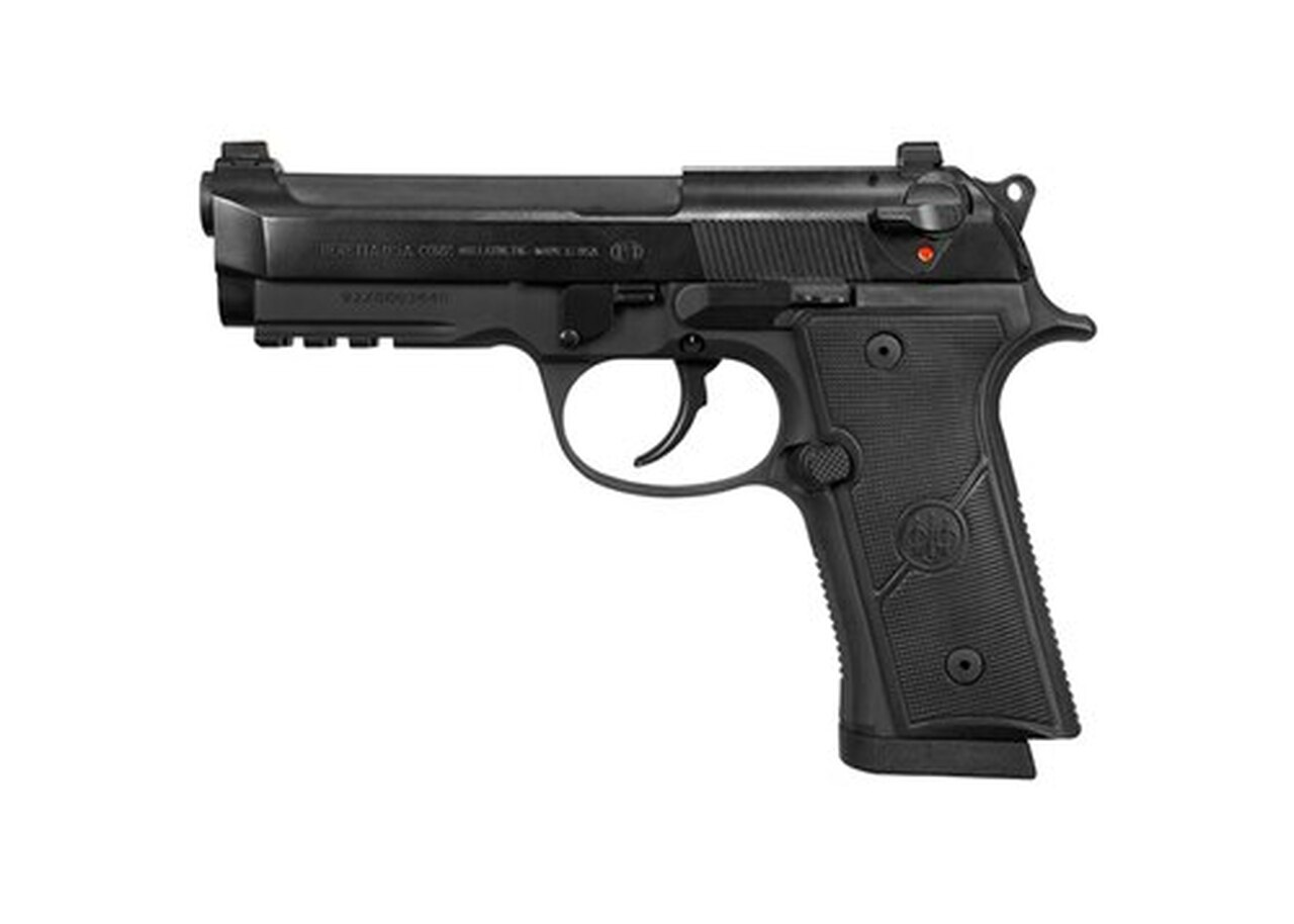 Beretta 92X Centurion 9mm, 4.25″ Barrel, SA/DA, Decock-Only, Black, 17rd