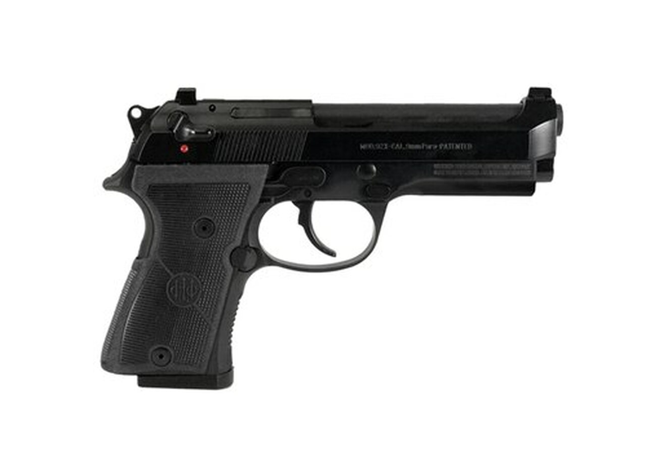 Beretta 92X Compact 9mm, 4.3″ Barrel, Classic Dust Cover, Black, 10rd