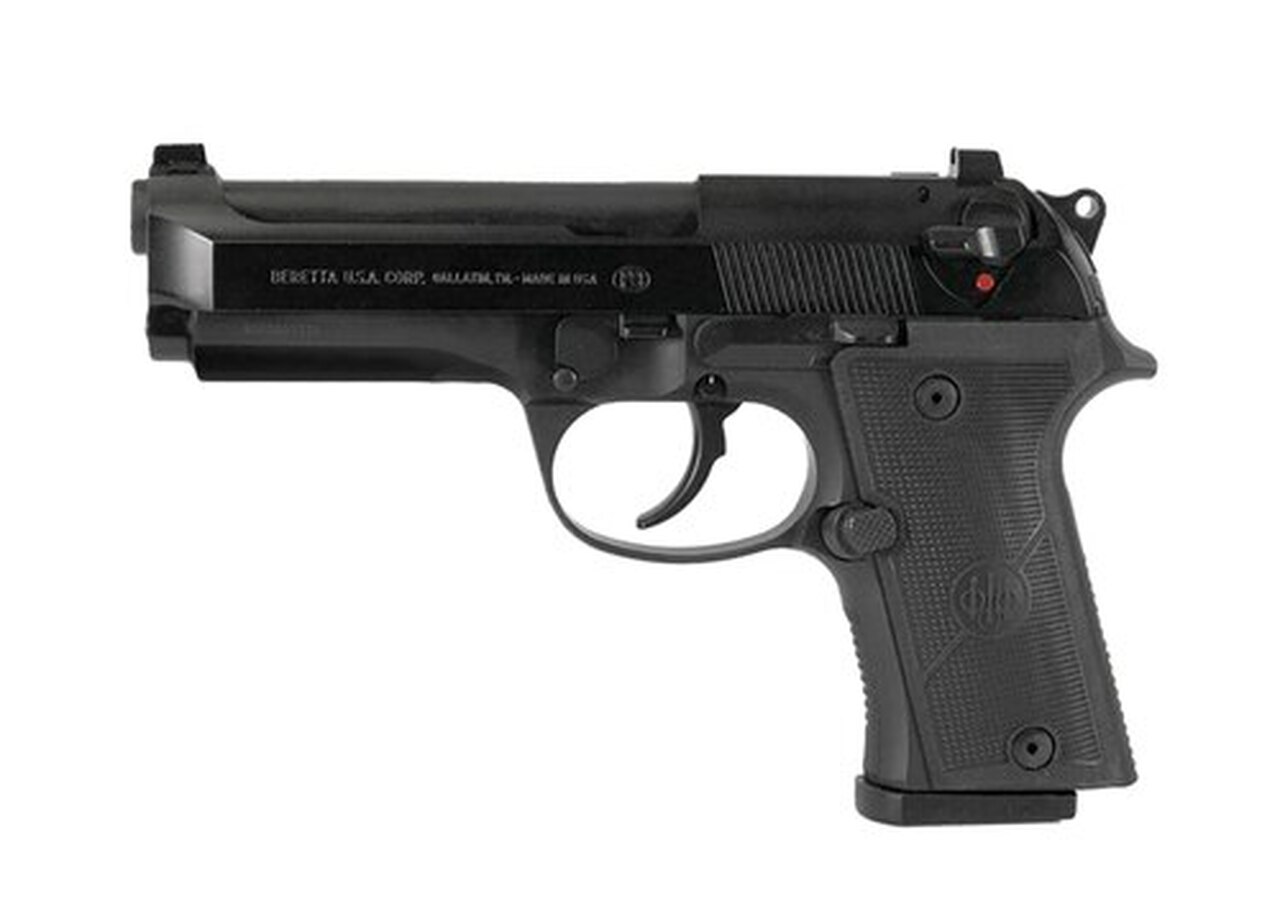 Beretta 92X Compact 9mm, 4.3″ Barrel, Classic Dust Cover, Decock-Only, Black, 10rd