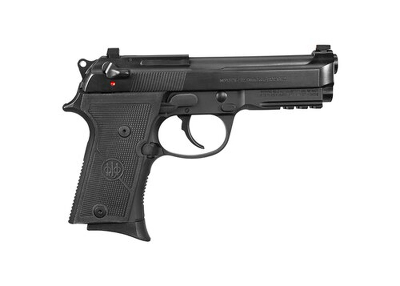 Beretta 92X Compact 9mm, 4.3″ Barrel, SA/DA, Decock-Only, Black, 10rd