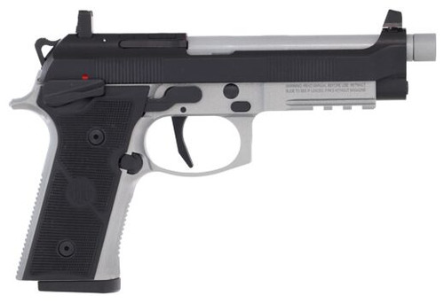 Beretta 92XI SAO Tactical 9mm, 5.1″ Barrel, Black/Silver, Optic Ready, 10rd