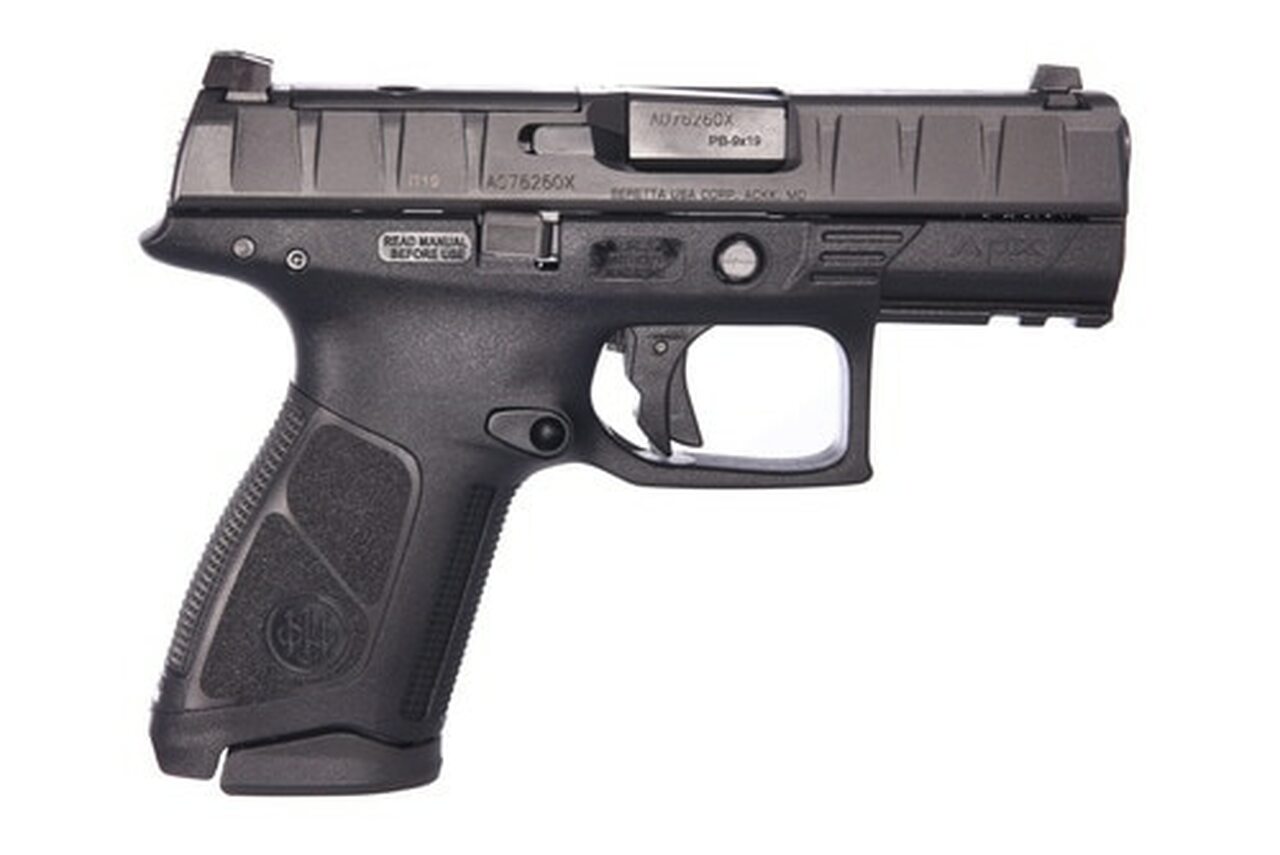 Beretta APX Centurion RDO 9mm, 3.7″ Barrel, Black, Fixed Sights, 10rd