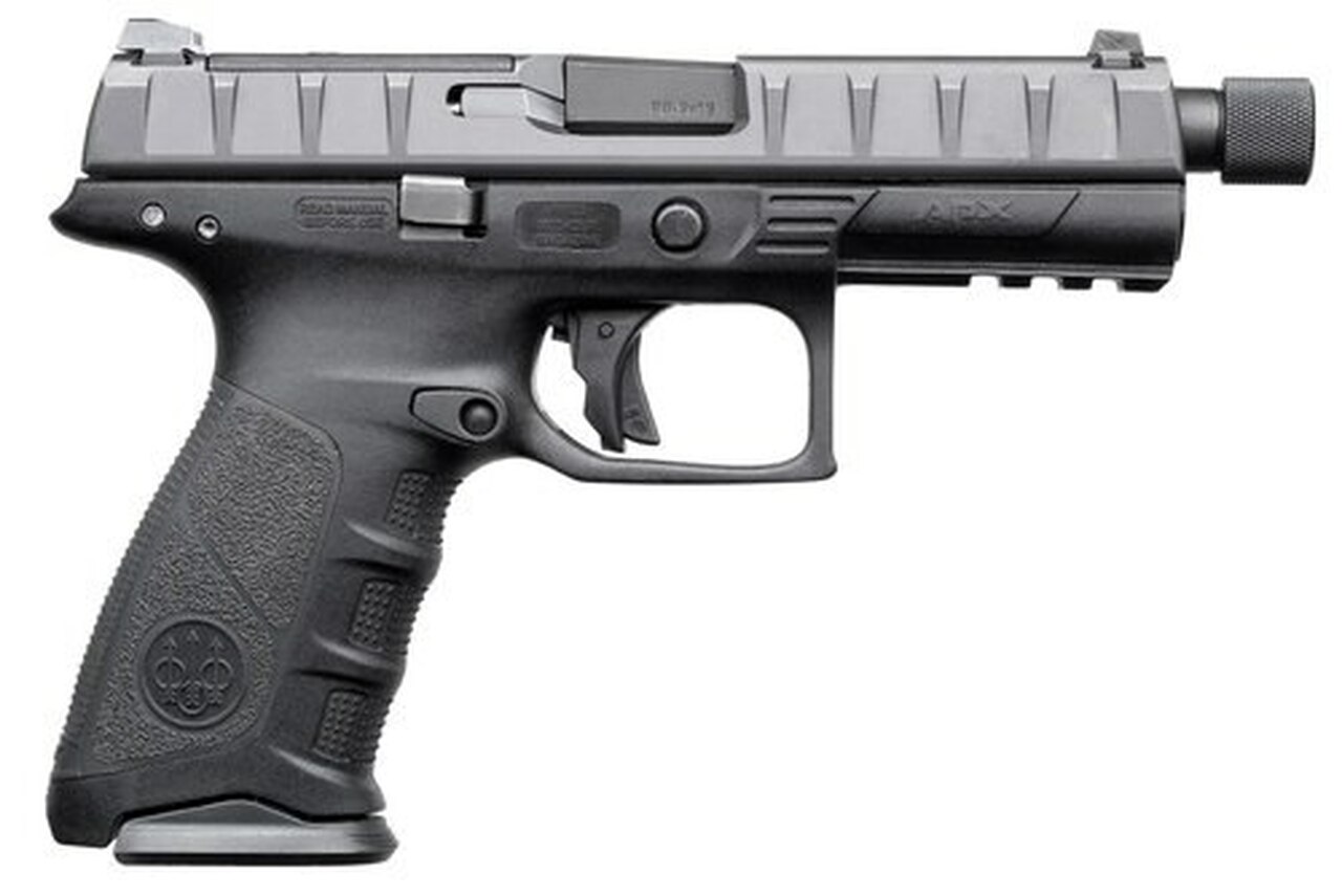 Beretta APX SF Combat 9mm, 4.9″ Threaded Barrel, 10rd, Black