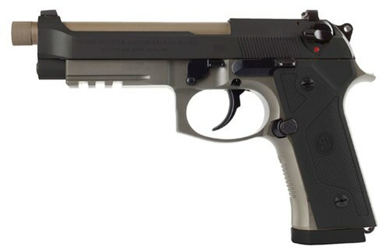 Beretta M9A3, 9mm, 5.1″ Barrel, 10rd, Black Slide, Flat Dark Earth