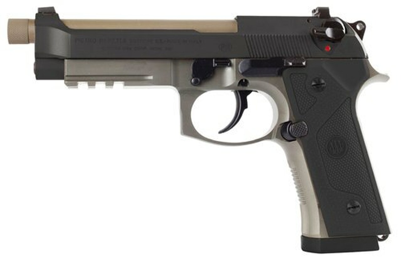 Beretta M9A3 Type G, 9mm, 5.2″ Barrel, 17rd, Black Slide, Flat Dark Earth
