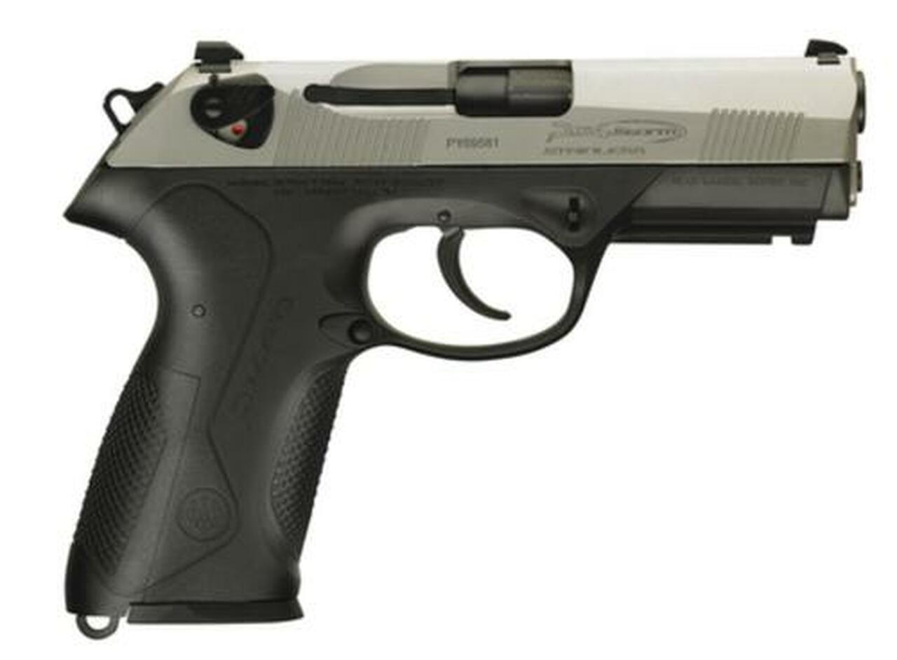 Beretta Model Px4 Storm Full Size Type F 9MM 4 Barrel Inox Finish Picatinny Rail SS Slide 10 Round Mag