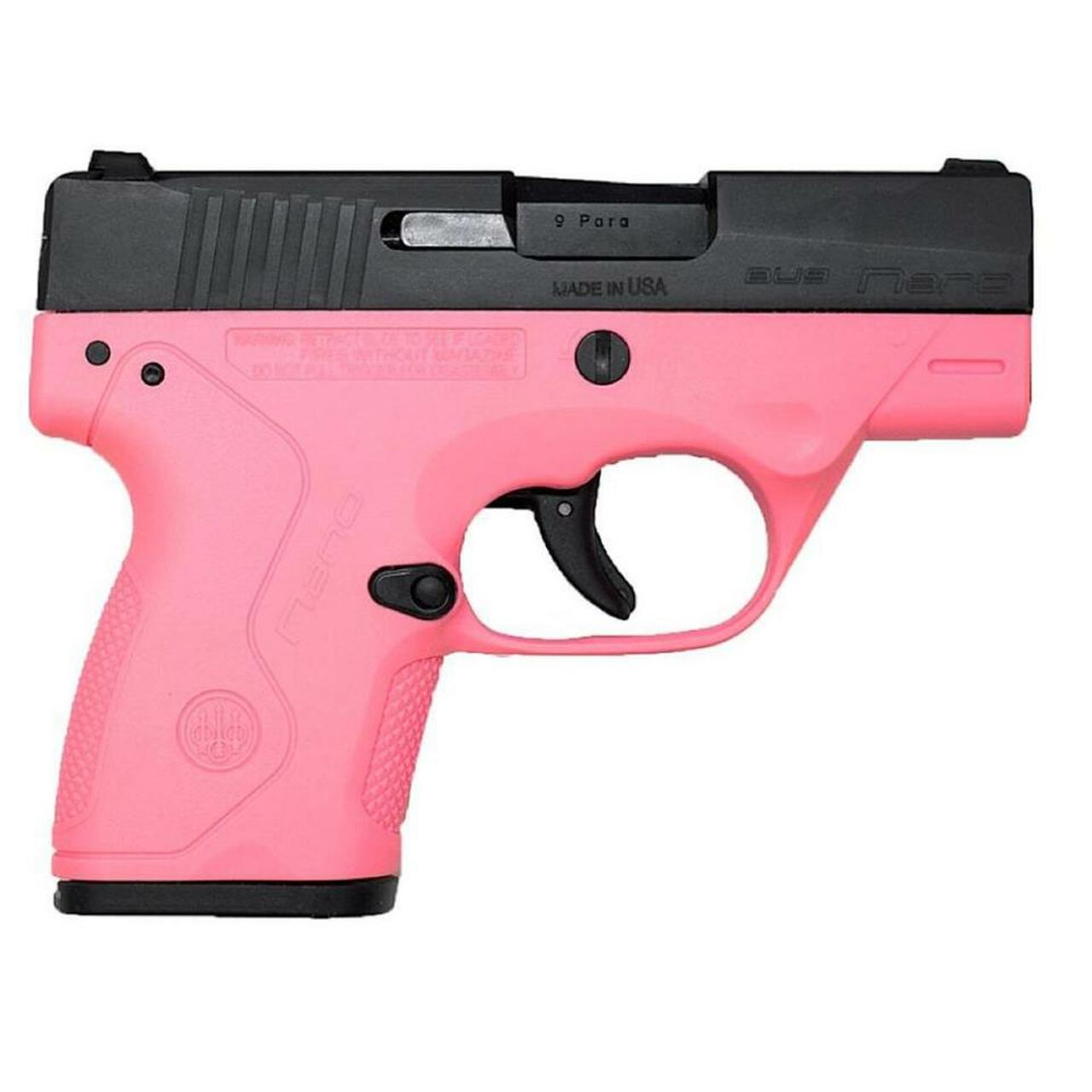Beretta Nano 9mm 3″, Pink Frame