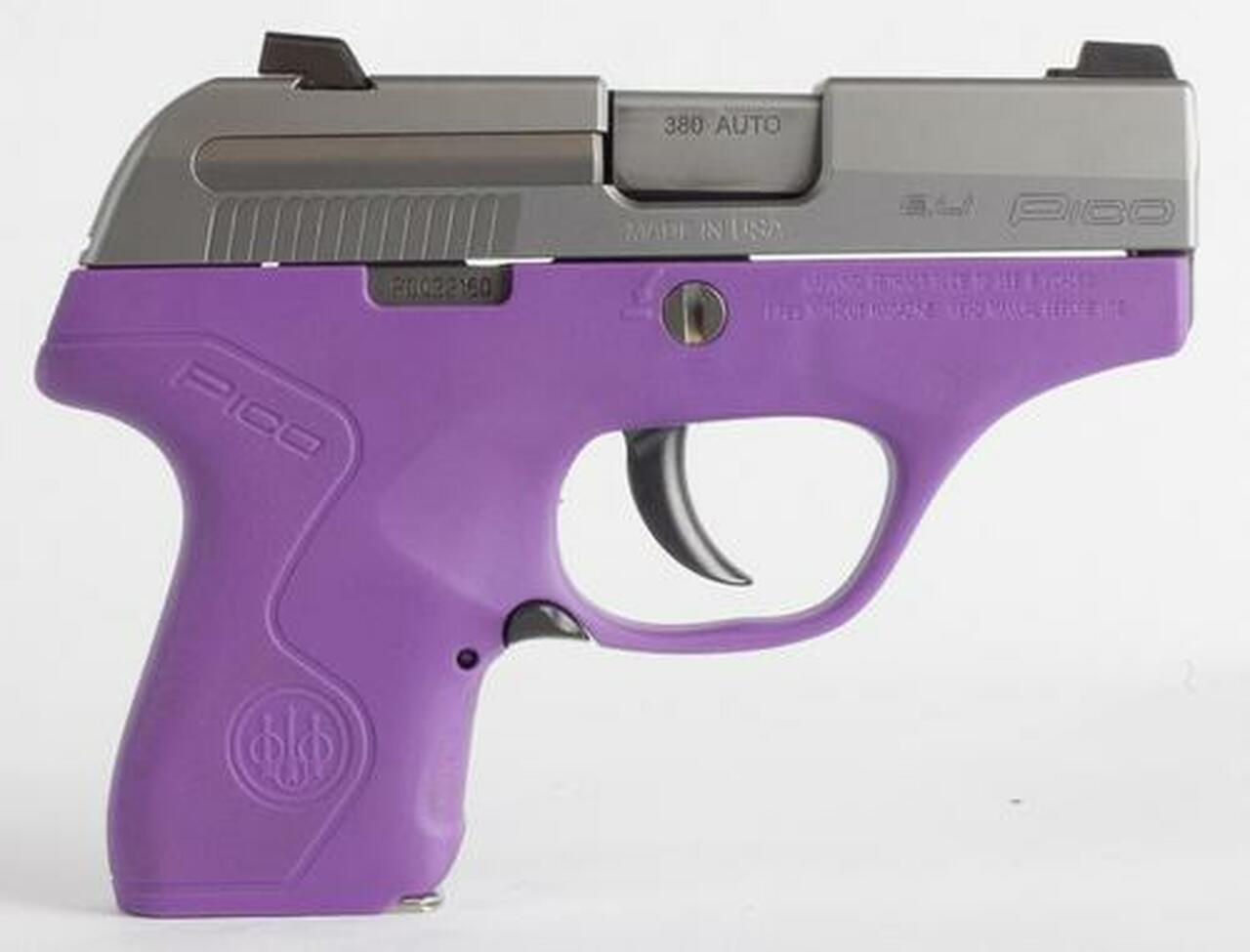 Beretta Pico .380 ACP, 2.7″, 6rd, Adjustable Sights, Lavender Frame
