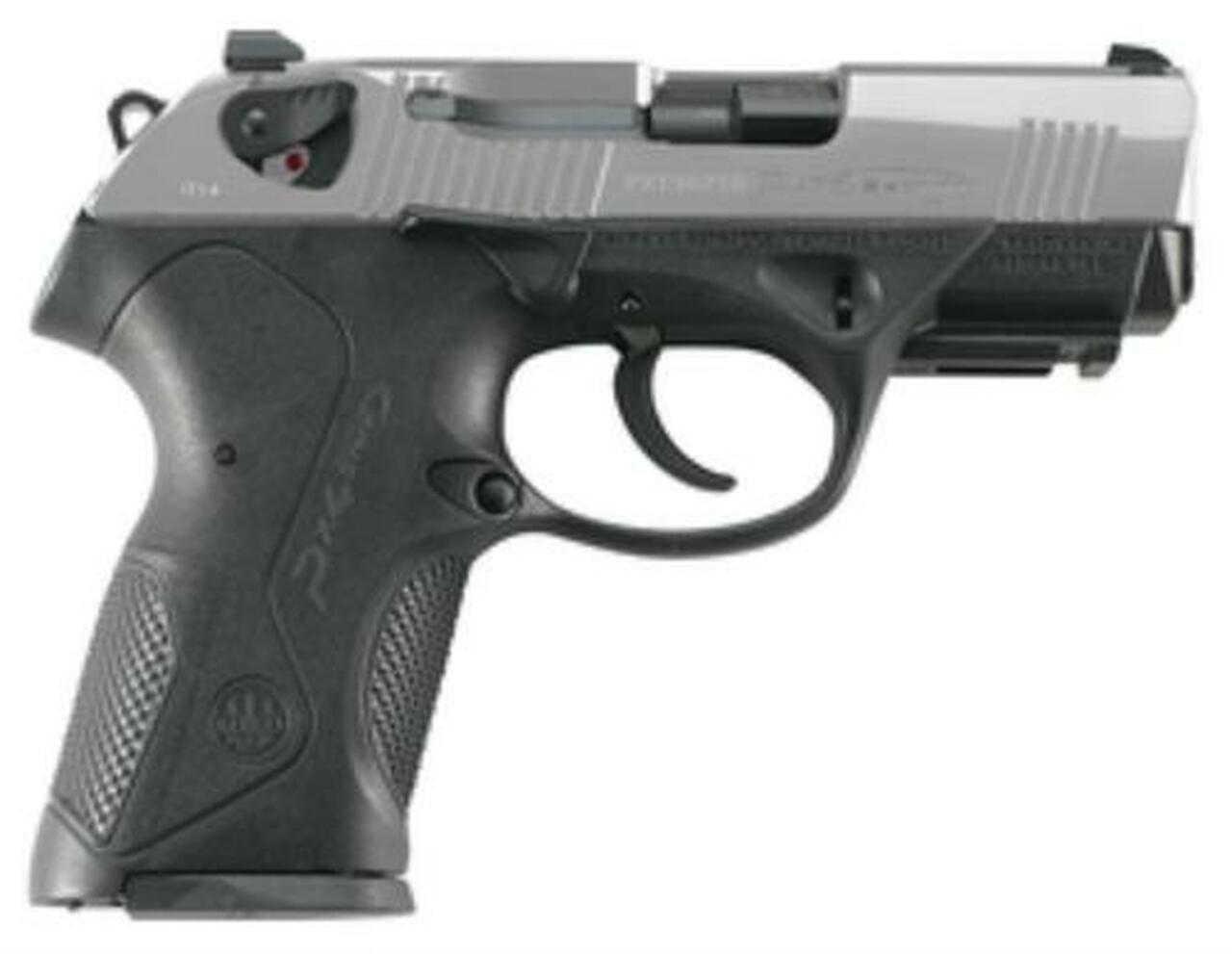 Beretta S/D 9mm 3.3, Black Interchangeable Backstrap Grip SS, 15 rd